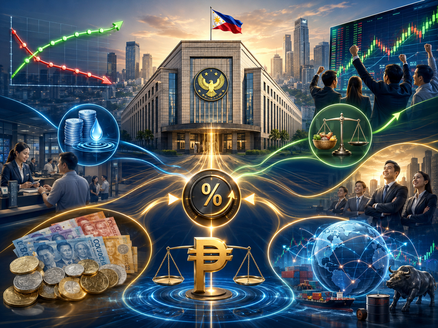 Monetary Policy and Its Effects on Philippine Bonds, Stocks, Banks, and the Peso